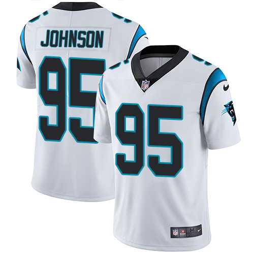 Nike Carolina Panthers #95 Charles Johnson White NFL Vapor Untouchable Limited Jersey,We sell and wholesale Nike Carolina Panthers #95 Charles Johnson White NFL Vapor Untouchable Limited Jersey on line form chian!
